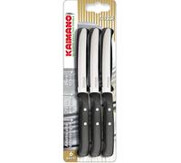 COLTELLI DA TAVOLA PZ.6 NERI KAIMANO PREMIUM