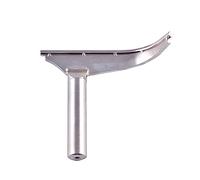 coltelli di legno, Supporto for tornio for ciotole curve, colonne da 5/8 e 1 pollice, raggio da 1,5 a 2,5 pollici, campata da 6,1 a 8 pollici, acciaio massiccio(1 Inch Column,Angled knife)