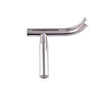 coltelli di legno, Supporto for tornio for ciotole curve, colonne da 5/8 e 1 pollice, raggio da 1,5 a 2,5 pollici, campata da 6,1 a 8 pollici, acciaio massiccio(5/8 Inch Column,L shaped knife)