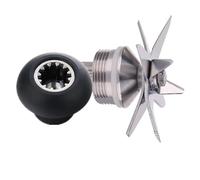 Coltelli For Frullatore + Albero Di Collegamento, Compatibili Con Biolomix T5300, Compatibili Con Gastrorag B-010, Parti Del Bicchiere For Frullatore, Lame, Coltelli, Albero Di Collegamento