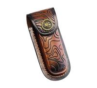 Coltelli Guaina Costruzione In Pelle Cintura Attacco Supporto Coltelli Copertura per Campeggio & Taglierina In Pelle Caso Della Copertura Cutter Holder Case