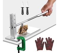 Coltelli Ostriche, Oyster Shucker Oyster Opener Con Altezze Regolabili, coltello per ostriche, guanti resistenti al taglio, manico antiscivolo e base, per il mercato del pesce e la casa