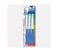 COLTELLI PAOLUCCI TAVOLA PUNTA DENTATA 6 PZ. BLU LAME ACCIAIO INOX MADE IN ITALY