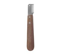 Coltelli professionali per spogliare i cani, strumenti per spogliare le mani per la toelettatura dei cani,Spazzola per depilazione animali domestici con manico in legno - Spazzola per per a