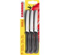 Coltelli Tavola-Bistecca-Pizza 6pz Acciaio Inox Manico Colorato PP Lavastoviglie