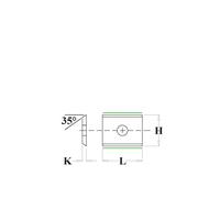 COLTELLINI REVERSIBILI PER LEGNO HW 35 GRADI LEITZ-FREUD SET 10 PEZZI