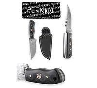 Coltellino da caccia in acciaio damasco