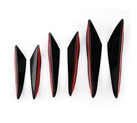 Coltello a Aramox, 6 Pezzi Lucido per Paraurti Anteriore per Lama a per Auto Trim Barra Anteriore Universale