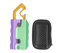 Coltello a gravità Giocattolo Coltello per carota Giocattolo Lega di alluminio Portatile Antiansia Apribottiglie Giocattolo agitato per alleviare lo stress Ufficio Casa Viaggi