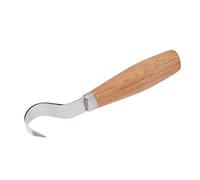Coltello a Uncino Professionale per Intaglio del Legno e Cucchiai - Ideale per Intagliatori Principianti e Professionisti Destri con Lama in Acciaio Affilata e Manico Ergonomico