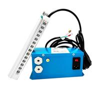 Coltello ad aria ionizzante, eliminatore statico in lega di alluminio con generatore ad alta tensione, distanza di lavoro 10-600mm per assemblaggio elettronico e film