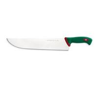 Sanelli Premana Professional Coltello macellaio per Affettare, Acciaio Inossidabile, Verde / Rosso, 48.5 x 3 x 7 cm