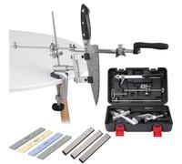 Coltello Affiliatore, 7 Pezzi 120/240/320/600/600/1000/1500 Manuale Professionale Coltello Affiliatore Stages Coltello Da Cucina Affiliatore Angolo Fisso Coltello Affilatura Kit