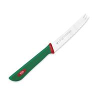 Coltellerie Sanelli – Coltello da frutta e agrumi Lama 11 cm Acciaio Inox Verde/Rosso