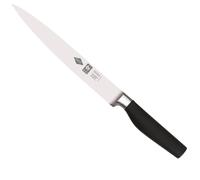 Coltello arrosto forgiato acciaio inox nero Icel Onix cm 20