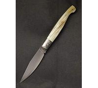 COLTELLO ARTIGIANALE SARDO PATTADA TASCABILE MANICO IN CORNO COLLEZIONE SARDEGNA art 44
