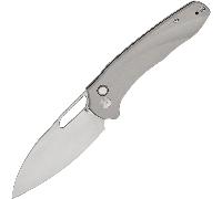 Coltello Artisan Ornis Sand Blast Titanium, (Sand Polished) S90V 1865G-GY