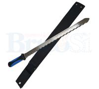 Coltello bilama 42cm taglio Pannelli isolanti Lana di Roccia Vetro con fodero