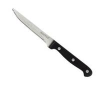 SET 6 12 COLTELLI DA TAVOLA CUCINA PER CARNE BISTECCA LAMA LISCIA ACCIAIO ILSA