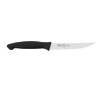 coltello bistecca seghettato cm 12, colore nero , manico in gomma termoplastica nero