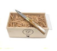 Coltello bistecca siciliano in corno con scatola Delfiero Selection From