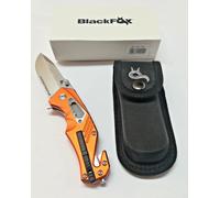 Coltello Black Fox DEMAND BF-784 OR Soccorso D2 con Tagliacinture Rompivetro