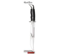 Coltello Bowie Chrome Da 13" Ghost Face Scream Licenziato Fun World Costume
