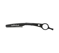 Coltello CAPTAIN COOK nero con protezione e gomma