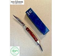 Coltello chiudibile FOX 019 PAKKAWOOD 2 Lame 60 mm e 30 mm INOX Sandvik 12C27
