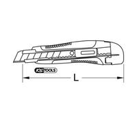 Coltello Comfort KS Tools a scatto Quantità:1