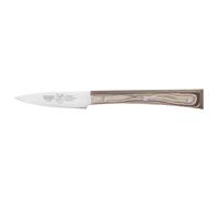coltello cucina cm 8, colore nocciola, manico in paperstone nocciola