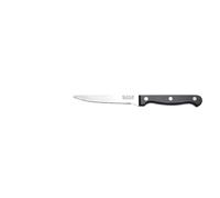Coltello da Bistecca Rodeo Punta Arrotondata realizzato in acciaio 18/10 lunghezza 217 mm satinato. in busta di Nylon molto tagliente Lavabile in lavastoviglie Made in Italy cromo