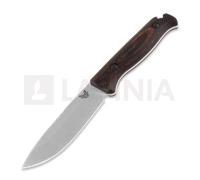 Coltello da caccia Benchmade Saddle Mountain Skinner, stabilized wood