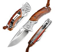 Coltello da caccia pieghevole HARAHU MO-29043 - Marrone