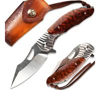 Coltello da caccia pieghevole HARAHU RE-29047 - Marrone