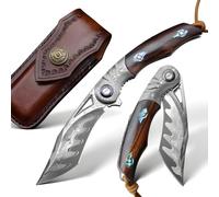 Coltello da caccia pieghevole HARAHU YU-29044 - Marrone