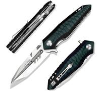 Coltello da caccia pieghevole MASTERPIECE HA - 34137 - Nero / Verde / Tipo2