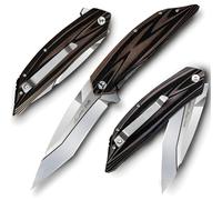 Coltello da caccia pieghevole MASTERPIECE MI-35395 - Marrone / Nero