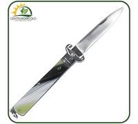 COLTELLO DA CACCIA PROFESSIONALE DE LUCA LAMA ACCIAIO INOX AFFILATA MANICO CORNO