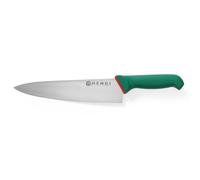 Coltello da chef Green Line per affettare e tritare, lunghezza 400 mm - Hendi 84