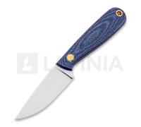 Coltello da collo Brisa Necker 70, Flat, blue jeans micarta, kydex