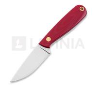 Coltello da collo Brisa Necker 70, Flat, red micarta, kydex