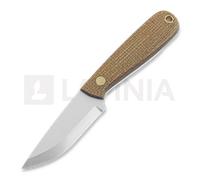 Coltello da collo Brisa Necker 70 Scandi, mustard micarta, kydex