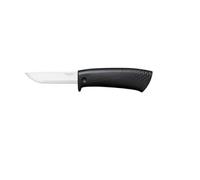 Fiskars Coltello per lavori fai-da-te, Include fodero con affilalama, Lunghezza totale: 21,1 cm, Nero, 1023617