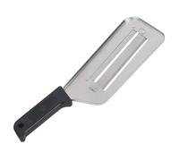 Coltello da cucina a doppia lama in acciaio inox per cavolo, insalata di cavolo e verdure, coltello per affettare/sminuzzare verdure (nero)