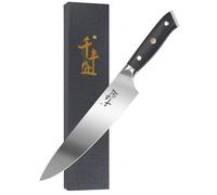 Coltello da cucina, coltello da chef in acciaio ad alto tenore di carbonio da 20 cm, coltello da cucina professionale con manico ergonomico, confezione regalo per la famiglia e il ristorante