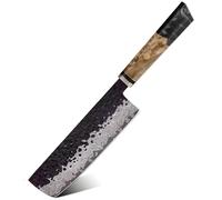 Coltello da cucina damascato AI-37323 - Nakiri / Nero
