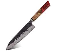 Coltello da cucina damascato AI-37352 - Chef / Rosso