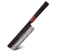 Coltello da cucina damascato AO-37383 - Nakiri / Marrone