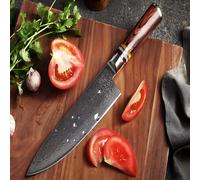 Coltello da cucina damascato KA-14040 - Chef / Marrone